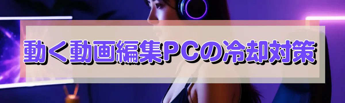 動く動画編集PCの冷却対策