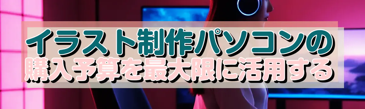 イラスト制作パソコンの購入予算を最大限に活用する