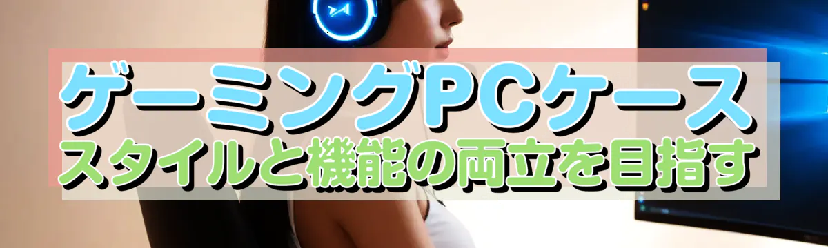 ゲーミングPCケース スタイルと機能の両立を目指す
