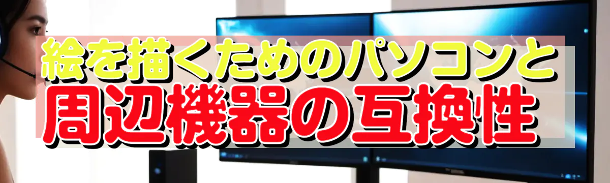 絵を描くためのパソコンと周辺機器の互換性