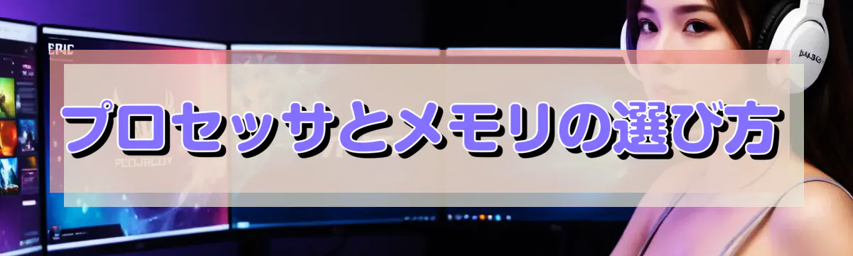 プロセッサとメモリの選び方
