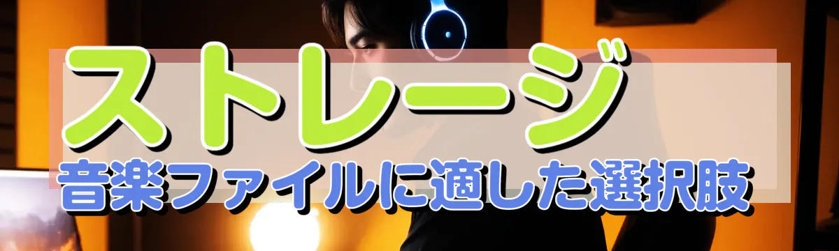 ストレージ 音楽ファイルに適した選択肢 
