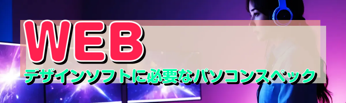 WEBデザインソフトに必要なパソコンスペック
