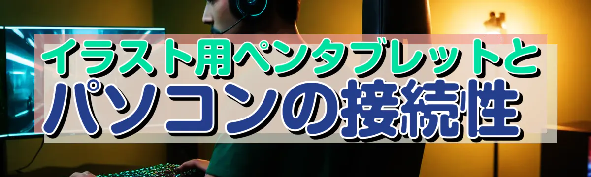 イラスト用ペンタブレットとパソコンの接続性