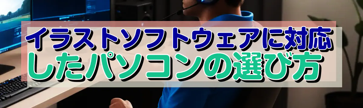 イラストソフトウェアに対応したパソコンの選び方