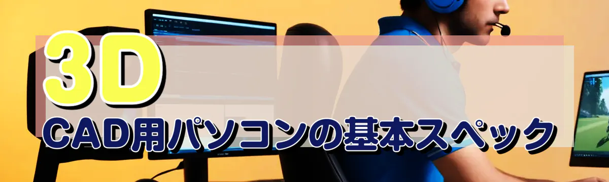 3D CAD用パソコンの基本スペック
