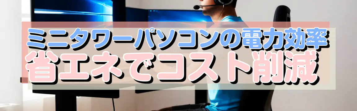 ミニタワーパソコンの電力効率 省エネでコスト削減 
