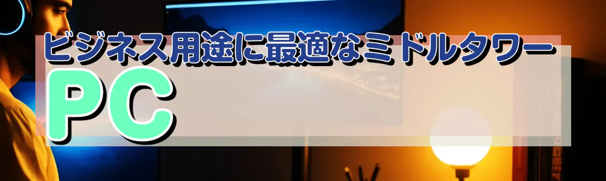 ビジネス用途に最適なミドルタワーPC 
