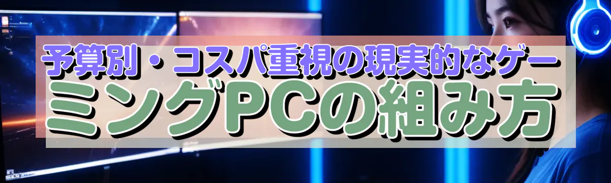 予算別・コスパ重視の現実的なゲーミングPCの組み方