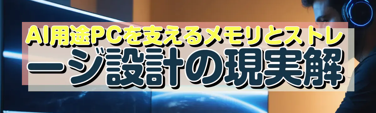AI用途PCを支えるメモリとストレージ設計の現実解