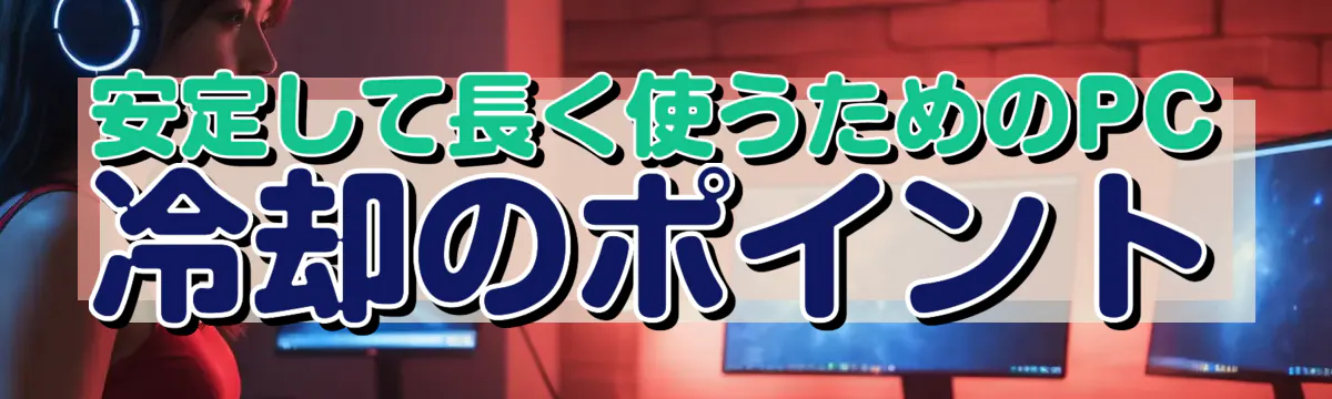 安定して長く使うためのPC冷却のポイント