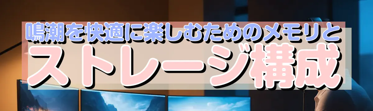 鳴潮を快適に楽しむためのメモリとストレージ構成