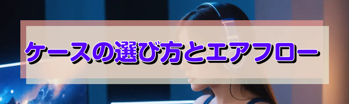 ケースの選び方とエアフロー