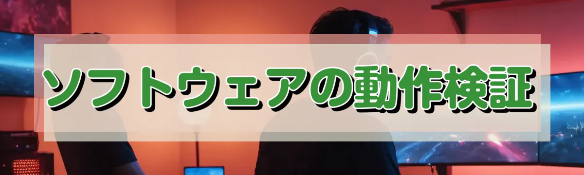 ソフトウェアの動作検証