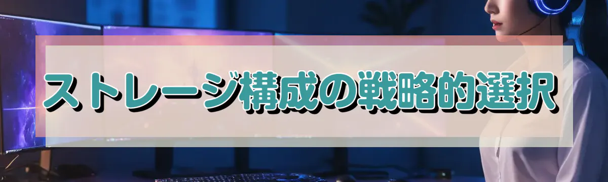 ストレージ構成の戦略的選択