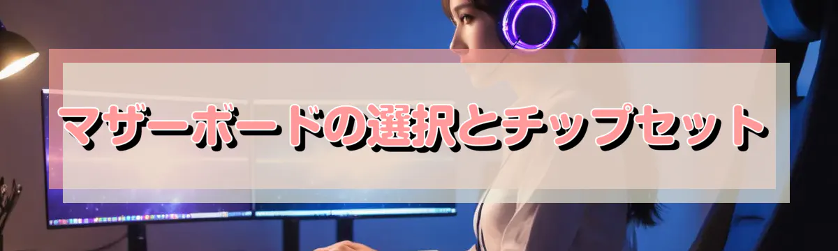 マザーボードの選択とチップセット