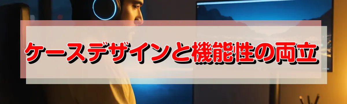 ケースデザインと機能性の両立