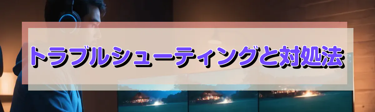 トラブルシューティングと対処法