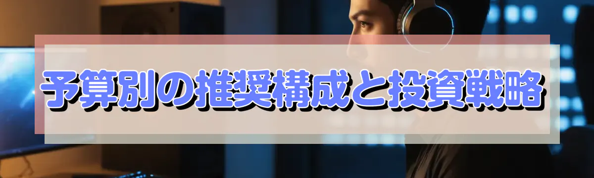 予算別の推奨構成と投資戦略