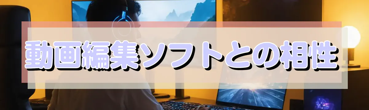 動画編集ソフトとの相性