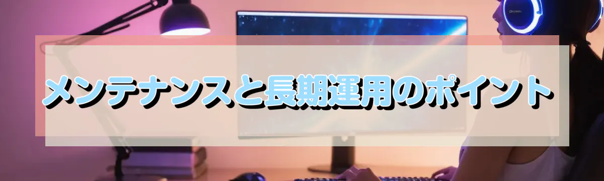 メンテナンスと長期運用のポイント