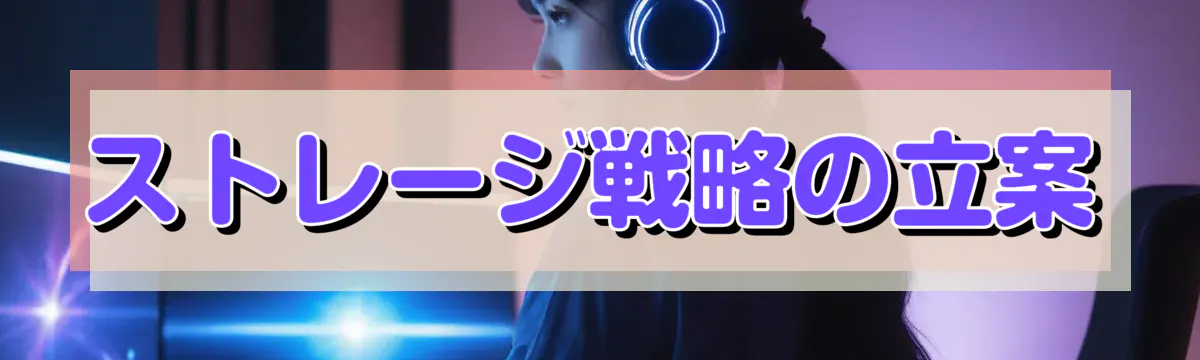 ストレージ戦略の立案