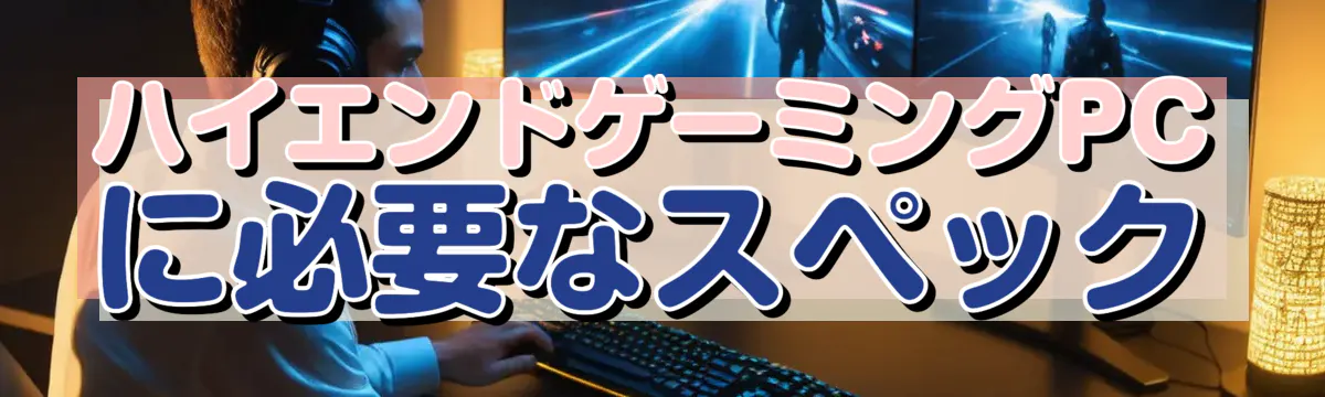ハイエンドゲーミングPCに必要なスペック
