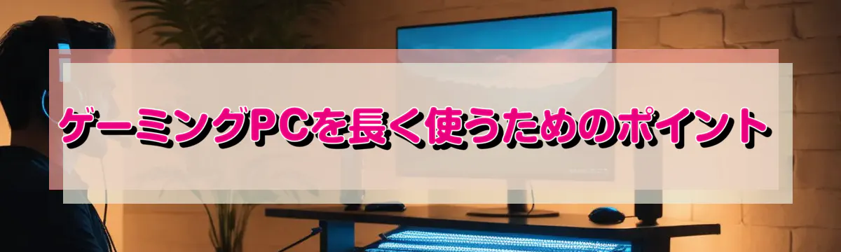 ゲーミングPCを長く使うためのポイント