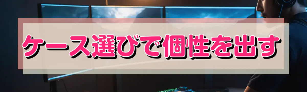ケース選びで個性を出す