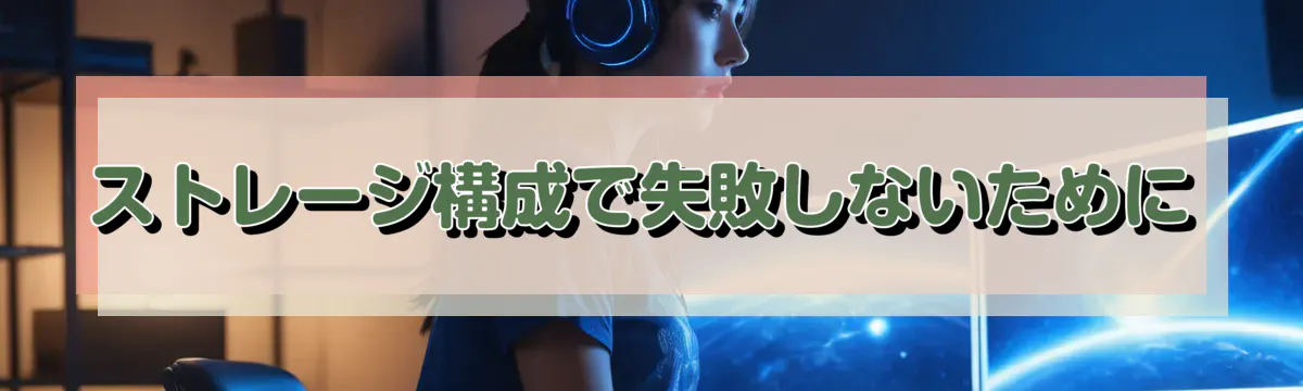 ストレージ構成で失敗しないために