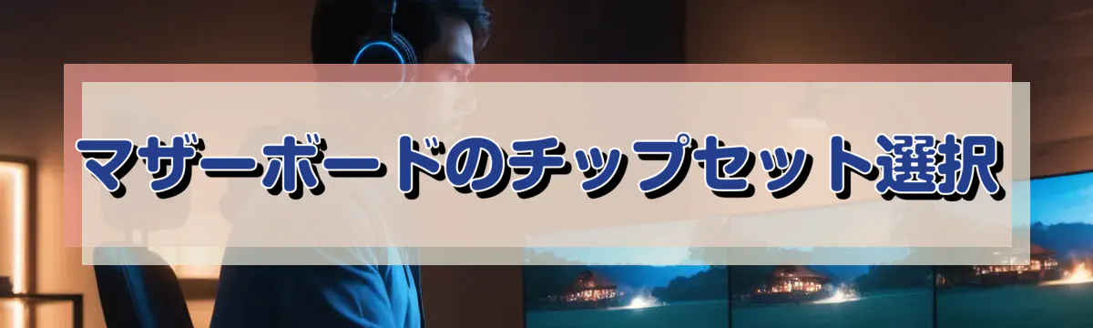 マザーボードのチップセット選択