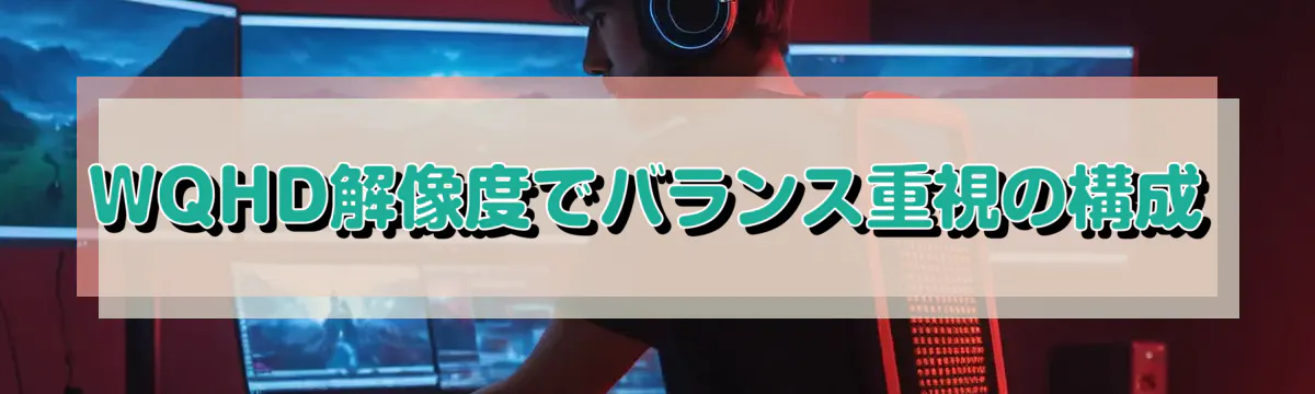 WQHD解像度でバランス重視の構成