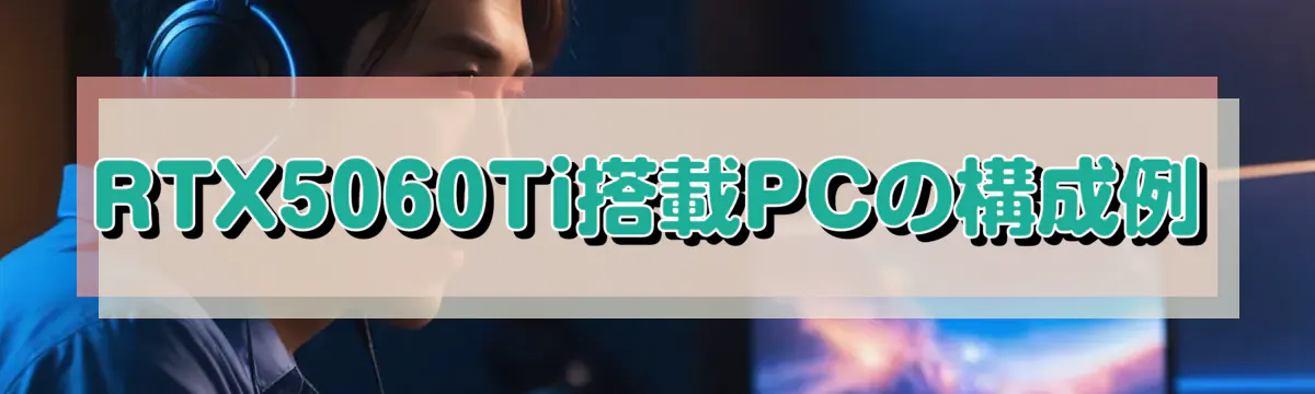 RTX5060Ti搭載PCの構成例