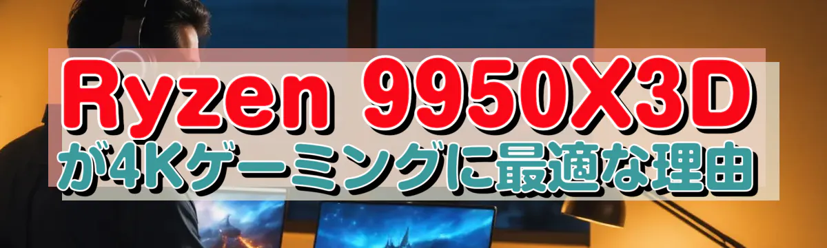 Ryzen 9950X3D が4Kゲーミングに最適な理由
