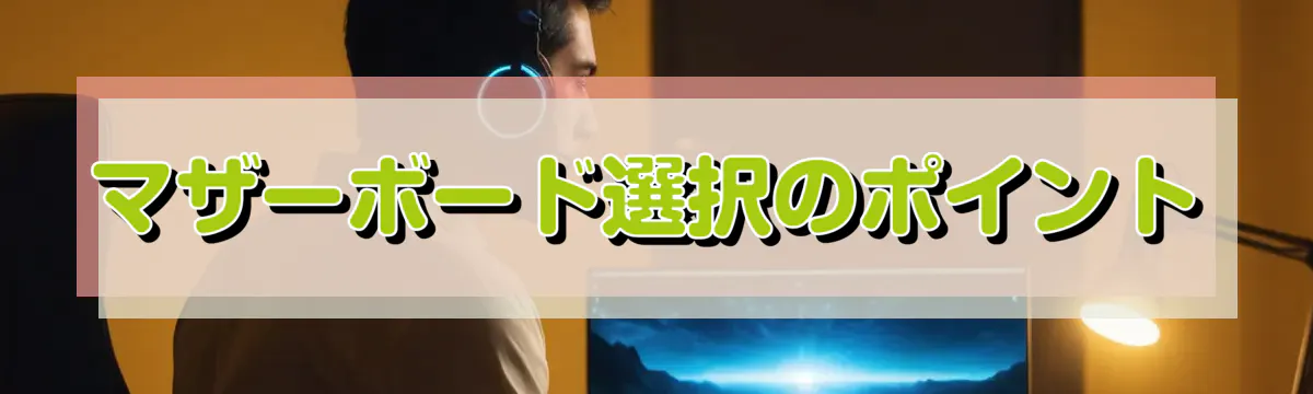 マザーボード選択のポイント