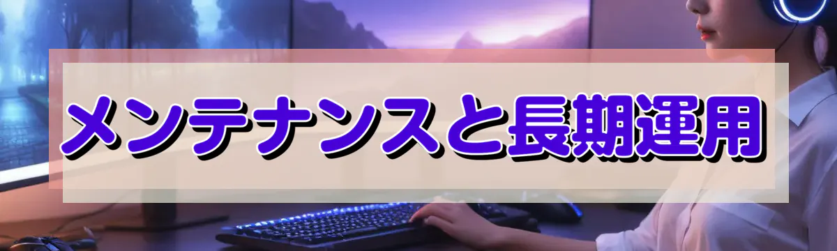メンテナンスと長期運用