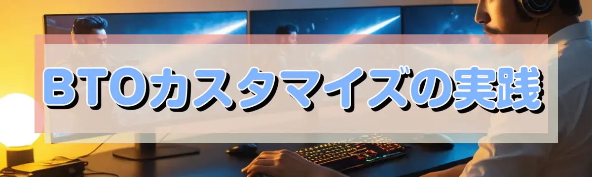 BTOカスタマイズの実践