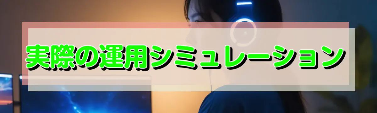実際の運用シミュレーション