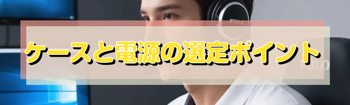 ケースと電源の選定ポイント
