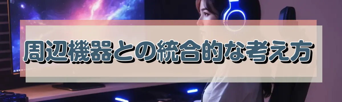 周辺機器との統合的な考え方