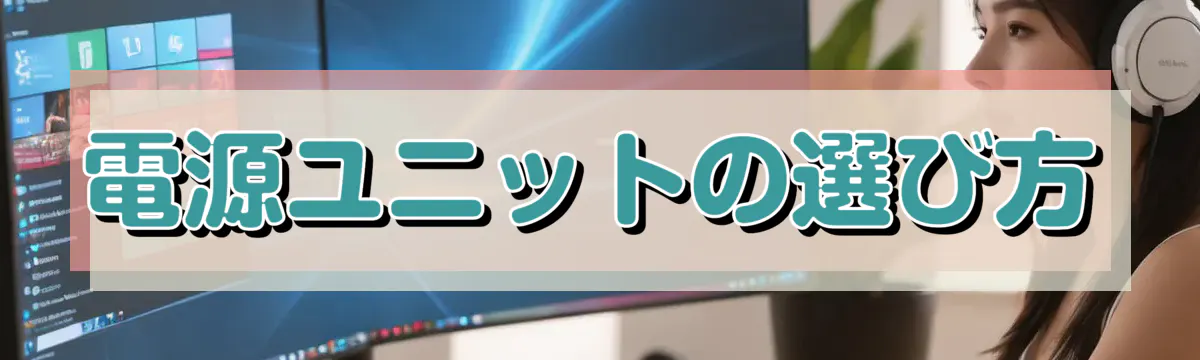 電源ユニットの選び方