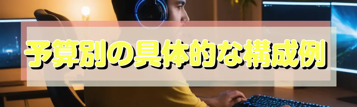 予算別の具体的な構成例