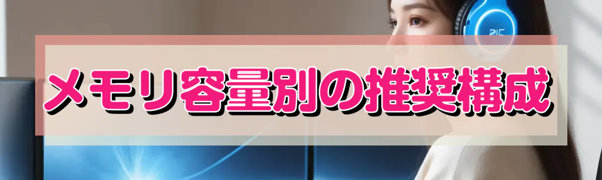 メモリ容量別の推奨構成
