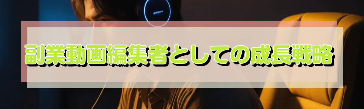 副業動画編集者としての成長戦略