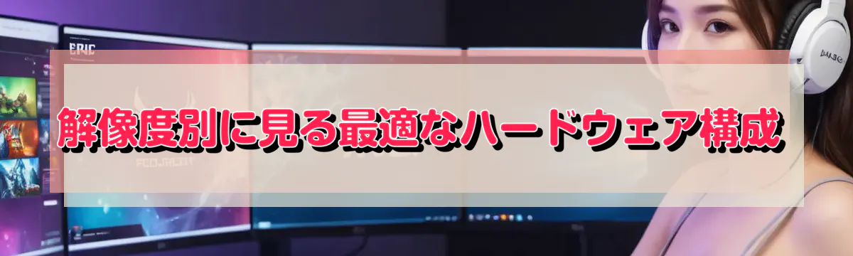 解像度別に見る最適なハードウェア構成