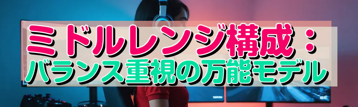 ミドルレンジ構成：バランス重視の万能モデル