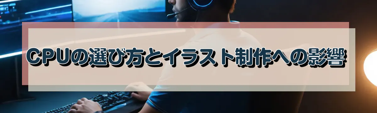 CPUの選び方とイラスト制作への影響
