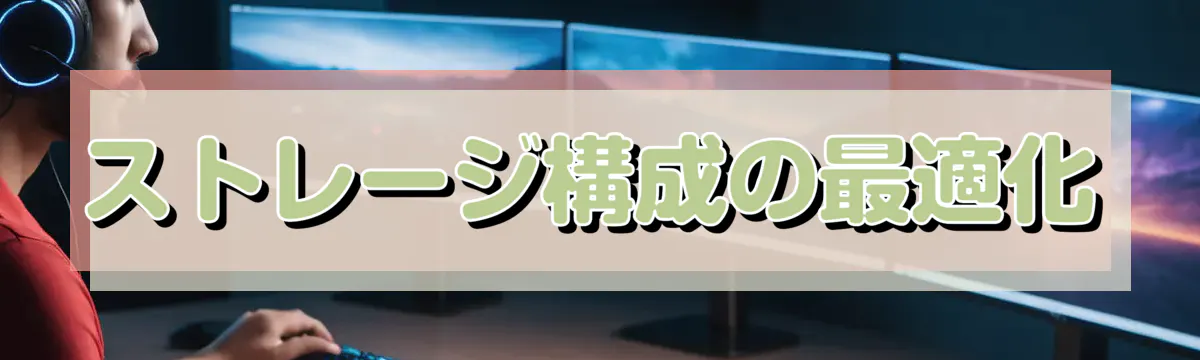 ストレージ構成の最適化
