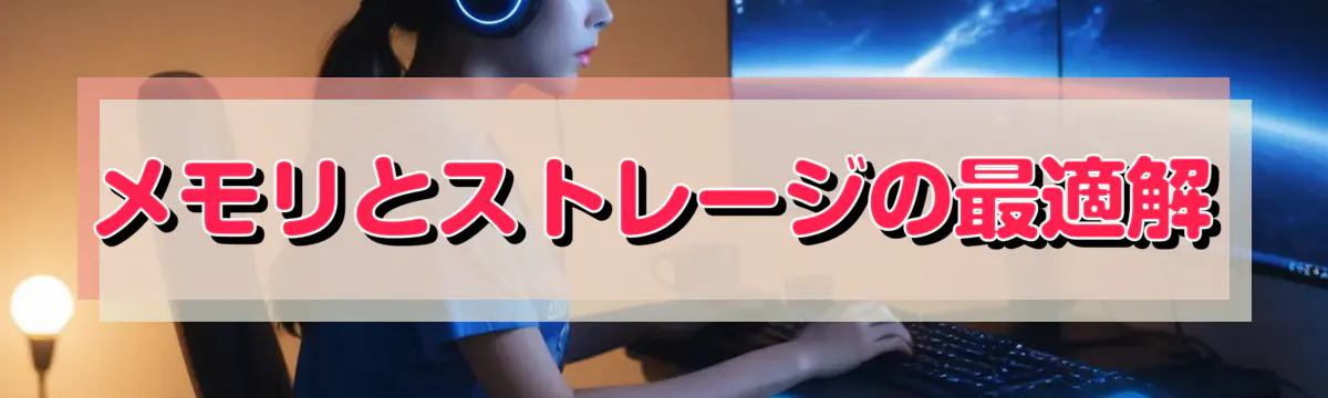 メモリとストレージの最適解
