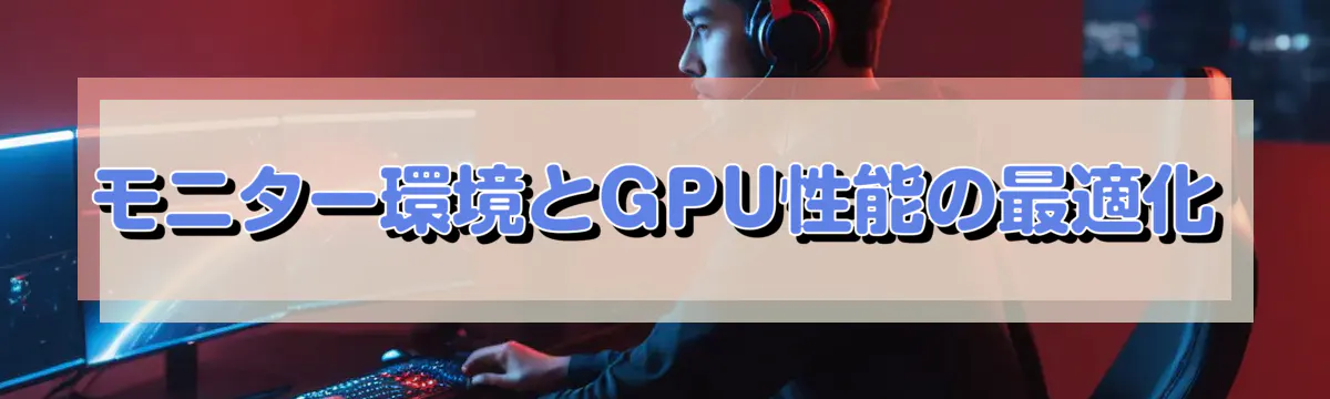 モニター環境とGPU性能の最適化